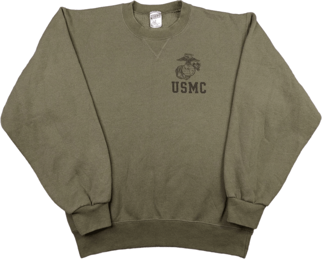 USMC 미해병대 맨투맨 스웻셔츠 크루넥 남S S급 빈티지 UMS005