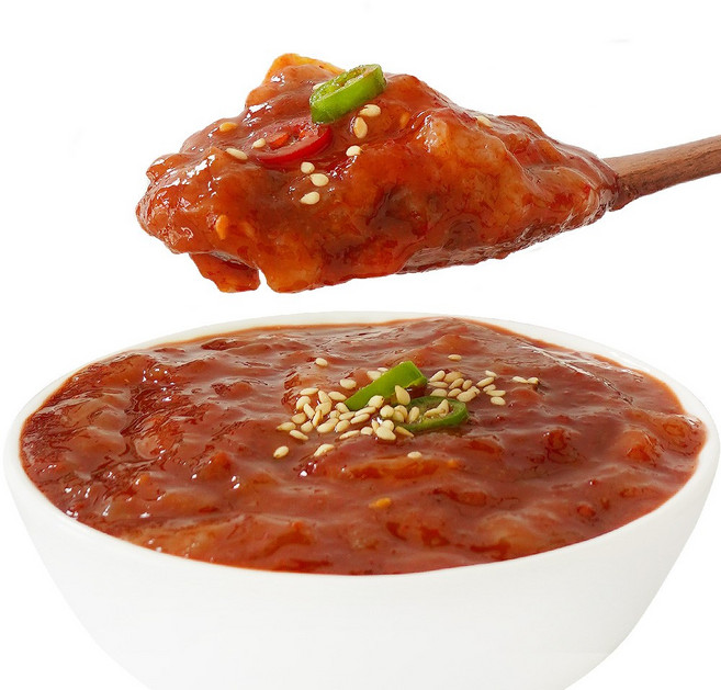 [이룸찬] 국내산 꽃게 순살 양념게장 300g 순살게장 양념순살장 꽃게무침 꽃게장, 1개