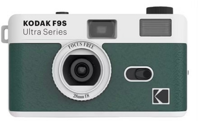 柯達 KODAK Ultra F9s 復古底片相機 - 2025新款 全格相機 傻瓜相機 交換禮物, F9S 綠色, 1個