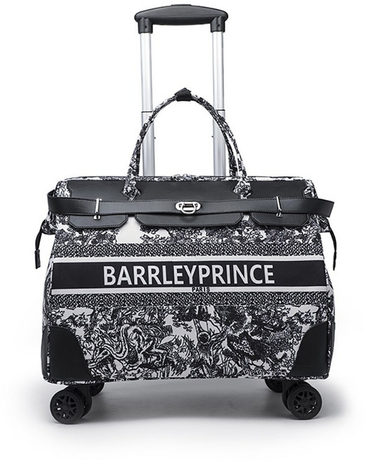 바렐리 기내용 캐리어 트롤리 더플백 저소음 4휠 트롤리백 보스턴 골프 여행 보조가방