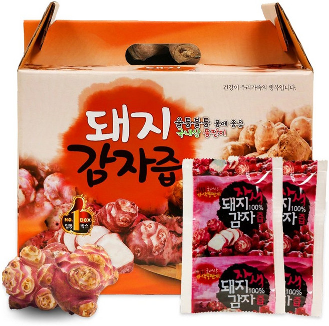 국내산 자색 돼지감자즙 100ml x 60p, 60개