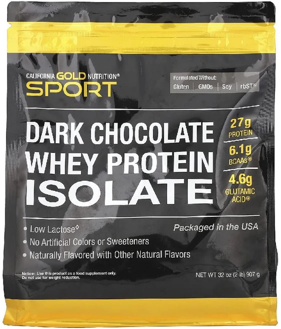 CGN 웨이 프로틴 파우더 아이솔레이트 분리유청 단백질 파우더 다크초콜릿 907g, 1개 - 쿠팡