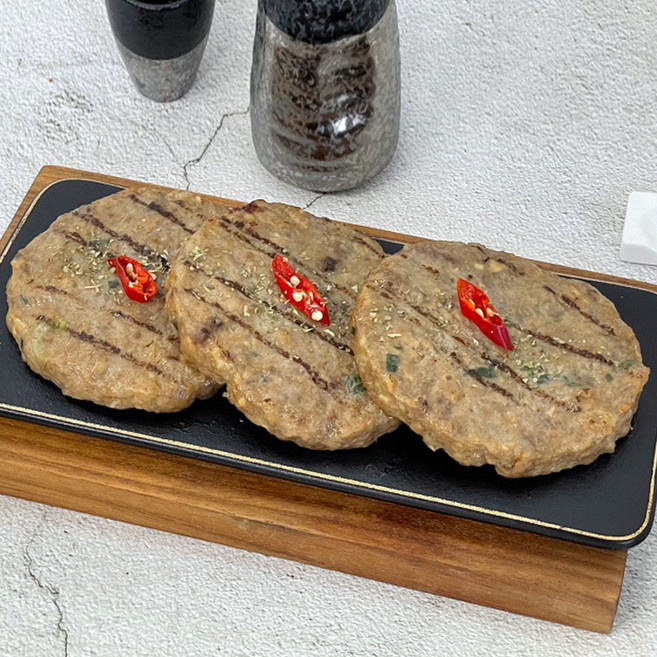 LA 꽃갈비 살 떡갈비 10개 1.3kg 진갈비 살 떡갈비 함박스테이크 아기 떡갈비 소고기패티 소고기떡갈비 수제 떡갈비 햄버그스테이크 함바그 수제 버거패티