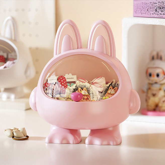 다용도 커피 캡슐 캔디 보관 수납 정리함, 1개, 핑크