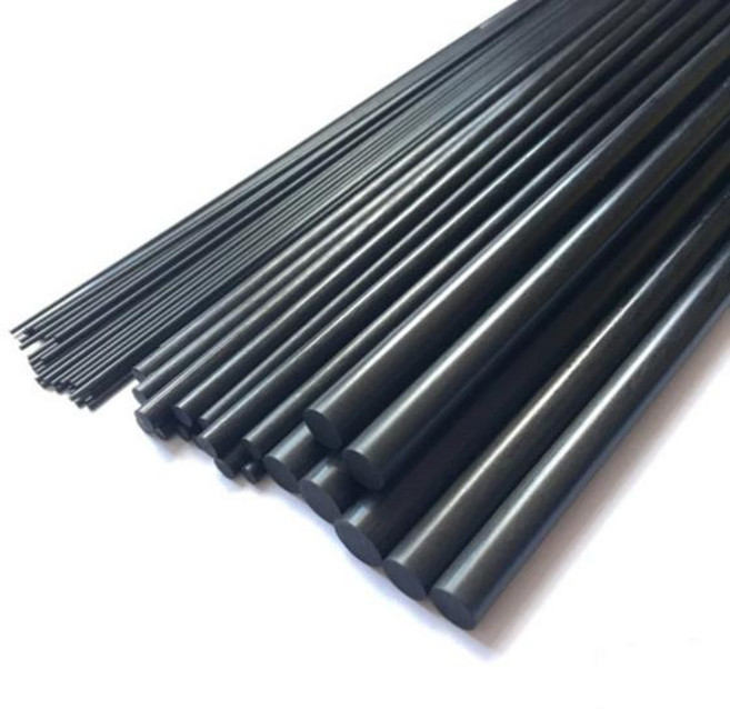 탄소 섬유 로드 직경 1mm 1.5mm 2mm 2.5mm 3mm 4mm 5mm 6mm 7mm 8mm 10mm 11mm 12mm 길이 500mm 5 개, 5pcs 1mm
