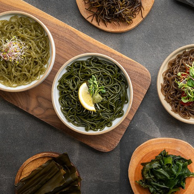 해조미 미역/톳/다시면 해초면 180g 살안찌는 저칼로리, 톳국수 10봉 (모밀소스 10개 포함), 모밀소스 10개