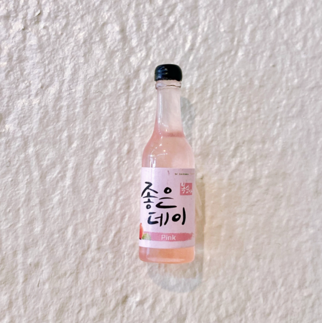 푸드 마그넷 소주 맥주 우유 탄산수 음료수 양주 라면 과자 미니어처 냉장고자석 마그네틱, 49.좋은데이 복숭아