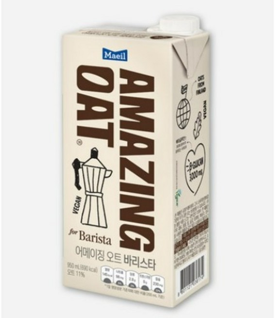 고로 귀리/오트두유 매일유업 어메이징 오트 바리스타, 950ml, 9개