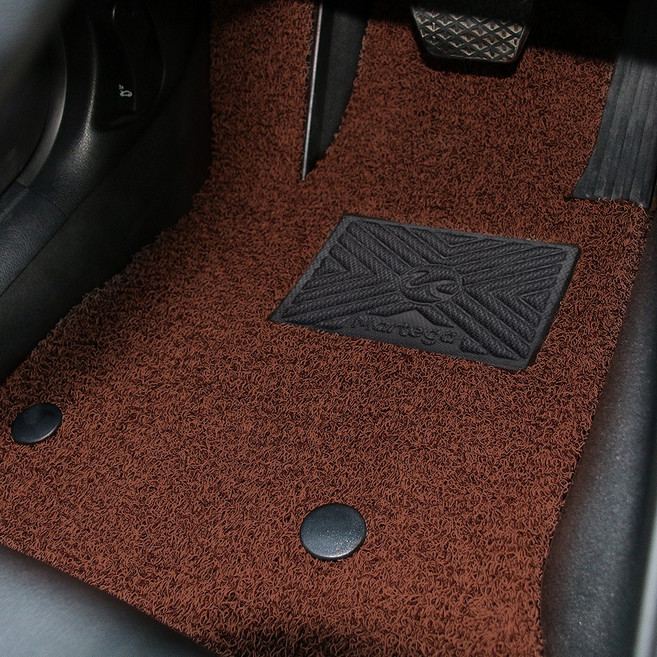 마르테가 제네시스 EQ900 4~5인승 (2015~2018) 코일매트 운전석 프리미엄 확장형, 초코, 60 EQ900 4인 2륜 운전석_엣지O