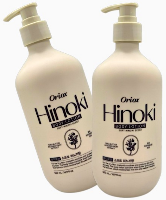 메리멜팅 오릭스 퍼퓸 바디워시/바디로션 소프트 히노끼향 hinoki, 500ml, 2개
