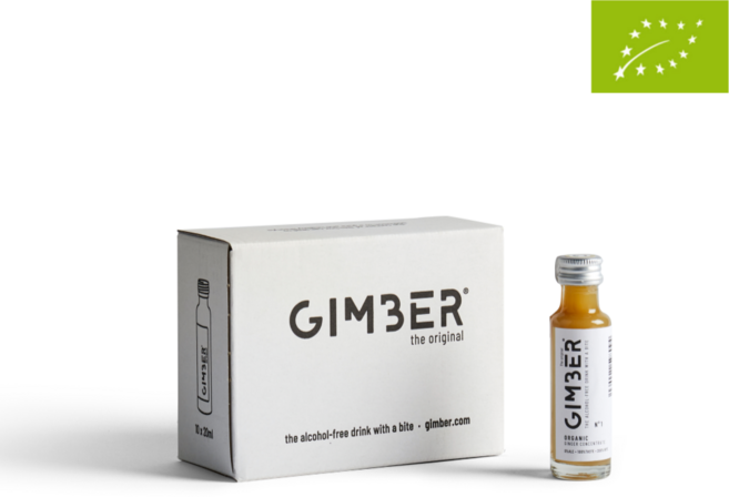 짐버 진저샷 프리미엄 No.1 오리지널 유기농 레몬 생강 허브 스파이스 무카페인, 1박스, 20ml