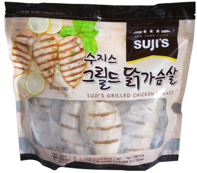 수지스 그릴드 닭가슴살, 1kg, 1개