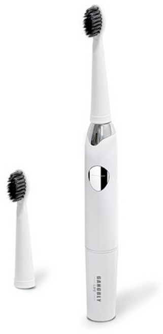 강블리라이프 음파 전동칫솔 GL-EH0003 참숯 미세모 양치, 1개, 화이트