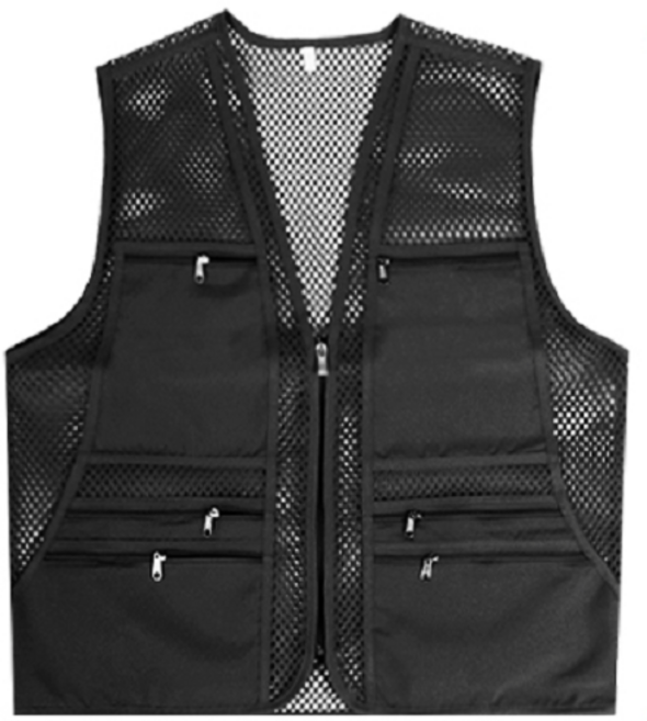 국산 여름 작업용 고급 망사 조끼 쿨 메쉬 등산 낚시 작업복조끼