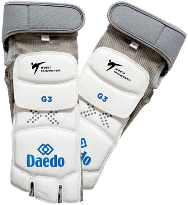 [신형] 대도 태권도 겨루기 시합용 전자 발등센서 발등 보호대 + SHP 마스크, 270~275 (XL)