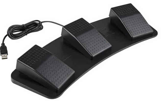 리니지발판 USB 발판 게임 페달 풋스위치 3채널 핫키, 1개