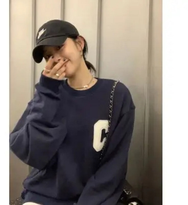 얇은/기모 맨투맨 여 춘추 한국판 오버사이즈 후드 얇은 코트 박시