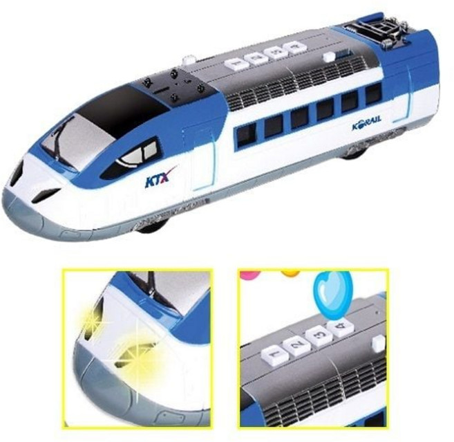 헤드라이트 불빛 KTX 고속열차 작동완구 장난감 san+805aj