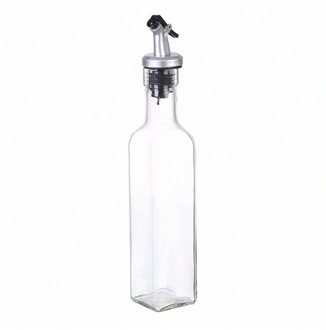 方形玻璃調味瓶 廚房用油瓶醋瓶, 1個, 150ml