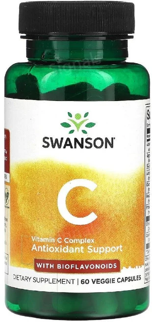 스완슨 바이오플라보노이드 함유 비타민C 복합체 60 베지캡슐, 1개, 1개, 60정 - 쿠팡