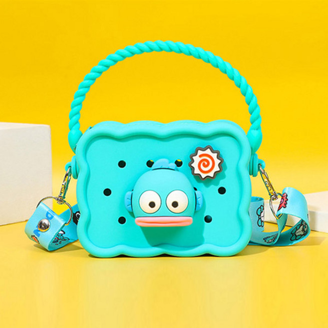 안전한 실리콘 재질의 한교동 크로스백 겸용 토트백