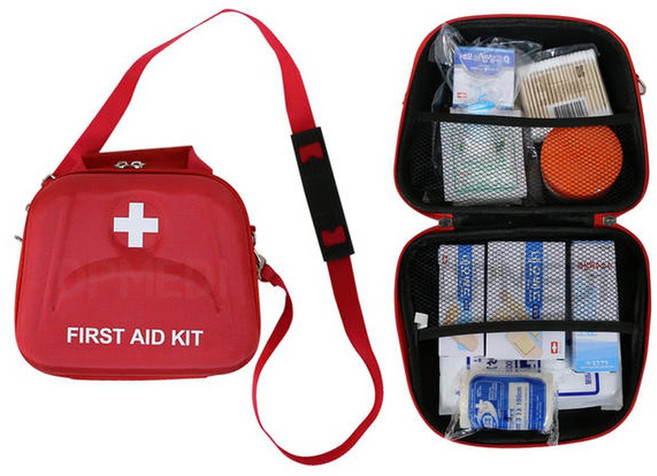 휴대용 상비약 구급가방 구급낭 HY 14종세트, 1개