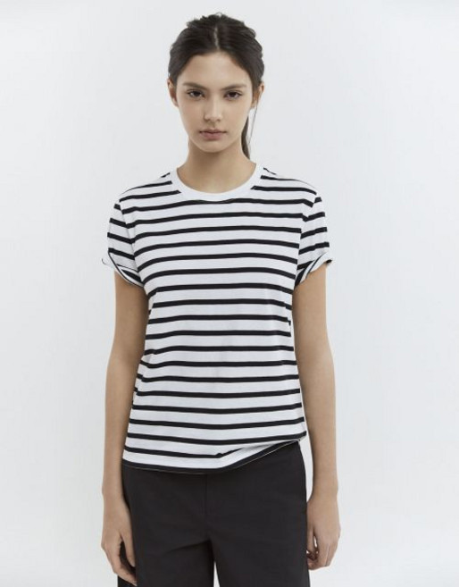 giordano 퍼펙트 크루넥 스트라이프 반팔티 326518 [8color]