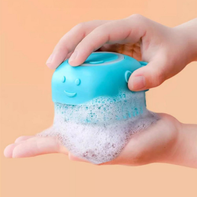 허그마이펫 강아지 샴푸 브러쉬 1+1, 1세트, 스카이