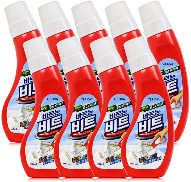 바르는 비트 찌든 때 전용 부분세척제, 220ml, 9개