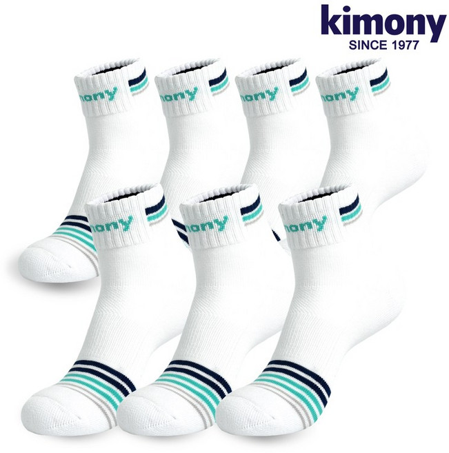 키모니 30수 남성 고급 스포츠양말 KSS501 7족세트, M2, 7개