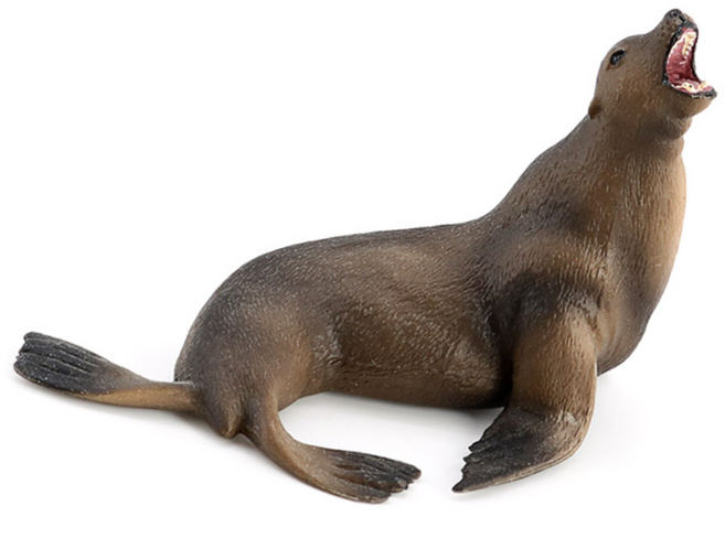 제트피규어 바다사자 강치 피규어 장난감 바다 해양 동물 생물 모형, 1개