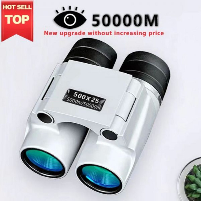 장거리 전문 미니 휴대용 HD 방수 단안 망원경 자동 초점 강력한 쌍안경 50000m 500x25 493430, 01 500X25, 1) 500X25