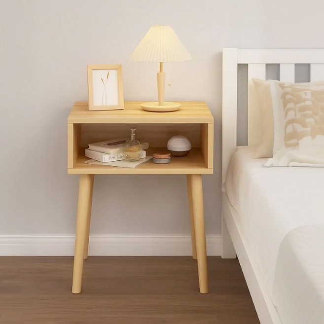 라온프리 모던 심플 침대 협탁, 우드