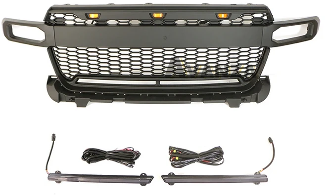 납품전문 Led 라이트 바가있는 전면 그릴 범퍼 자동차 부품 수정 액세서리는 2022-2023 Ford Maverick Gril, 01 빠른, 01 CHINA