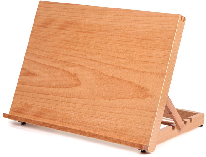 SOMIME 너도밤 나무 탁상용 이젤 나무 화판 이젤 테이블 이젤 드로잉 및 스케치 보드