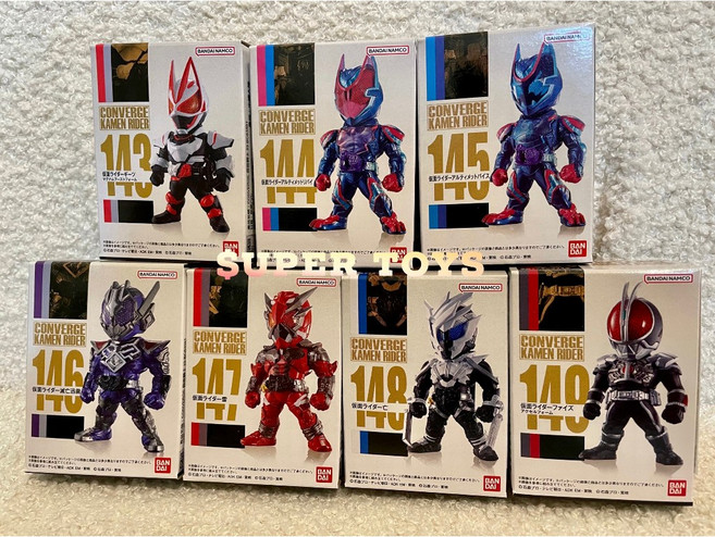 BANDAI CONVERGE 假面騎士 盒玩 公仔 模型, 1個, 一套7款<下單數量*7>