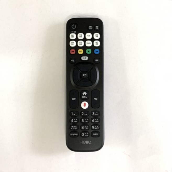 CJ 헬로티비 헬로비전 HELLO 셋톱 TV 무설정 리모컨, 1개
