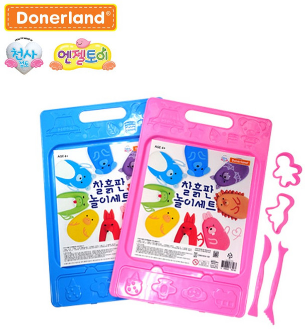 도너랜드 찰흙판 놀이세트 (택1), 분홍