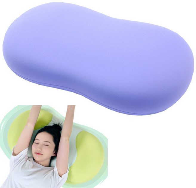 뉴시나리오 3D 고밀도 메모리폼 항균 베개 사무실 베개 낮잠 베개 기능성 베개, 1개, 푸른색