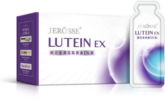 JEROSSE 婕樂纖 葉黃素 複方金盞花葉黃素 EX 飲(12包/盒), 1個, 30ml