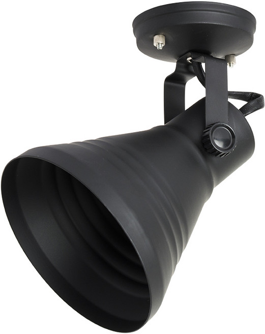 나팔 스포트 직부등 기구 인테리어 조명, 흑색