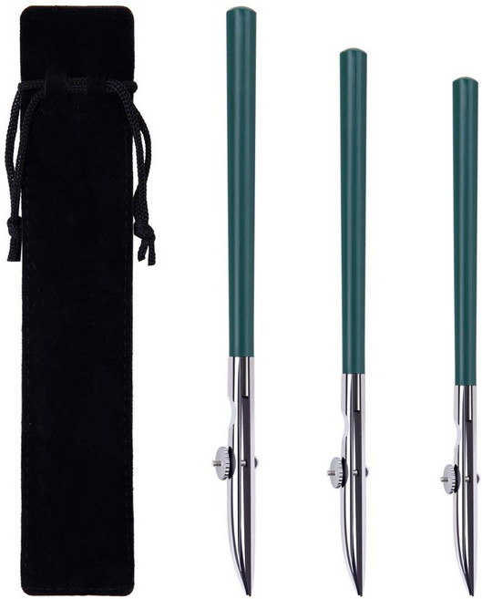 아트 룰링 펜 마스킹 유체 라인 드로잉 마운팅 아티스트 보관 가방 포함 수채화 페인팅 도구 3 가지 크기 S / M L