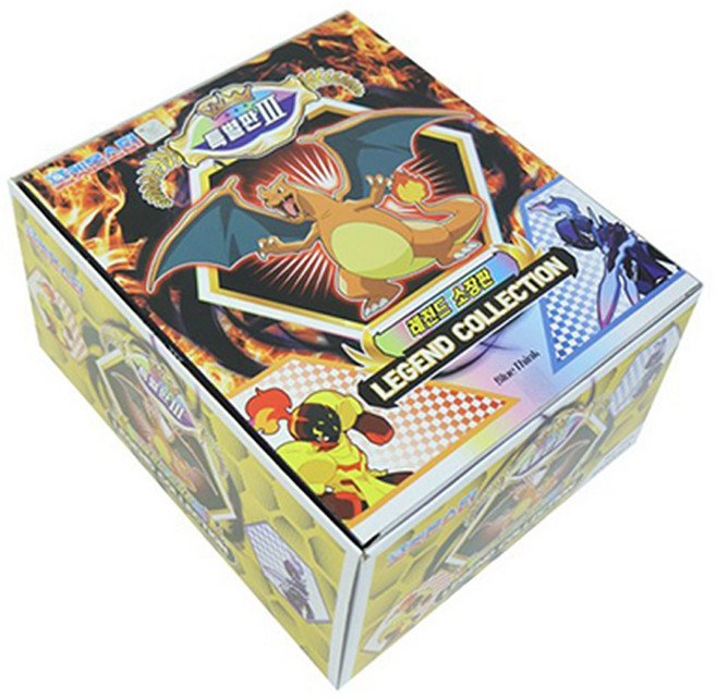 포켓몬 레전드 소장판 특별판3탄 고무딱지 1박스 6개입, 6개