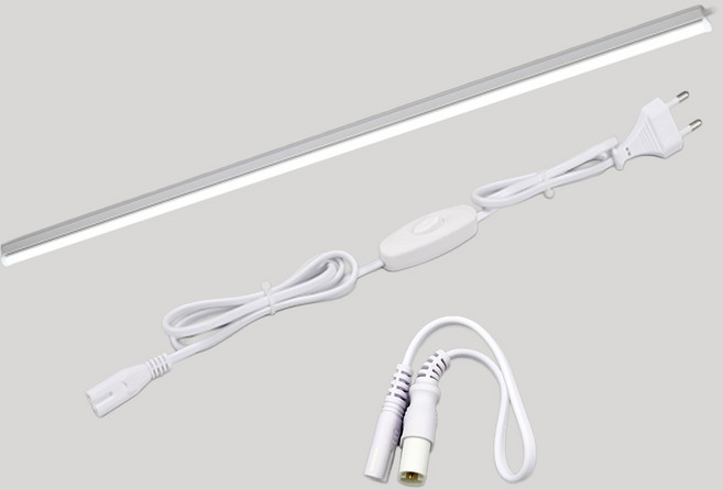 비츠온 안정기 내장형 LED 고정형 등기구 + 연결선 + 전원코드 세트, 주광색