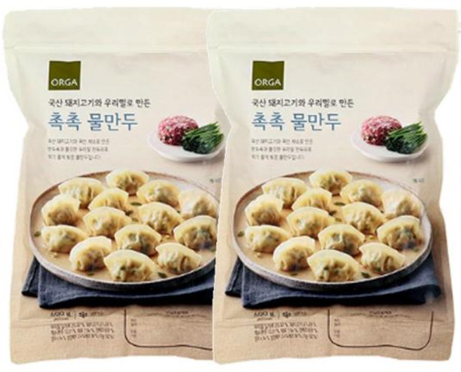 풀무원 촉촉한 물만두 490g 2개