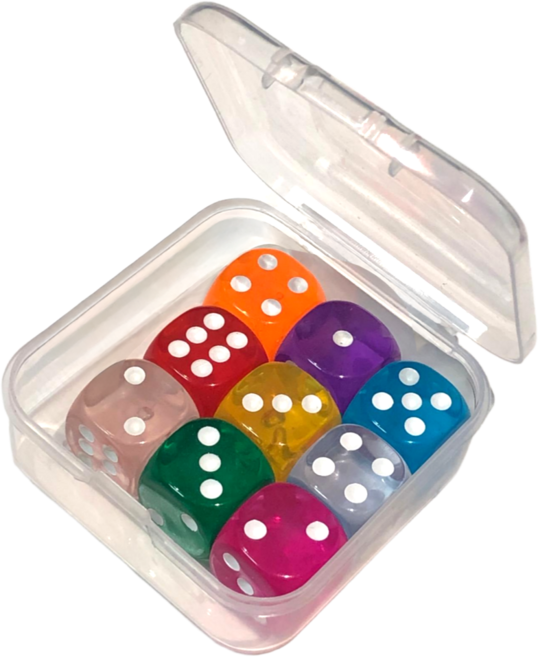 어푸 미니주사위 9개 + 케이스 1개