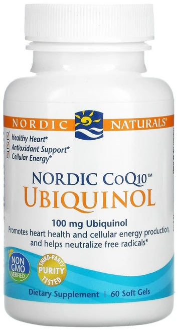 노르딕내츄럴스 유비퀴놀 Nordic 코엔자임 Q10 코큐텐 100mg 소프트젤 60정, 1개 - 쿠팡
