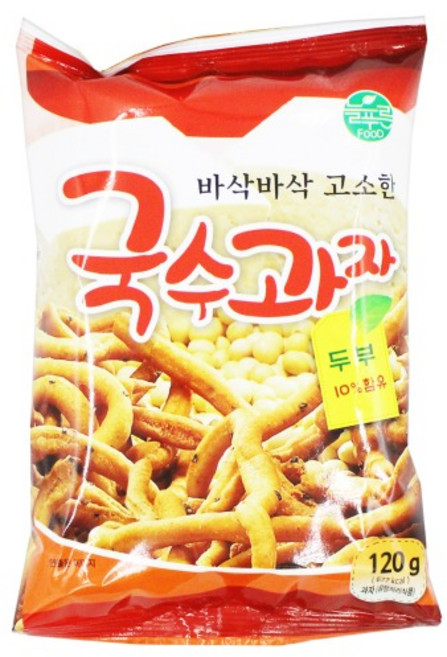 늘푸른 두부과자120g 두부로만든 국수과자, 1개, 120g