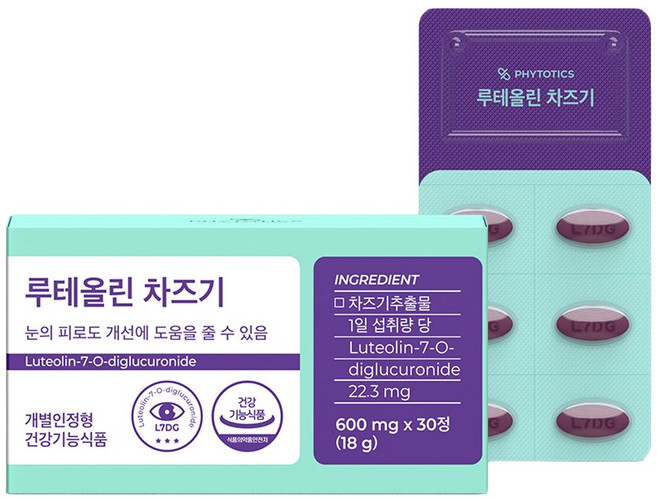 피토틱스 루테올린 차즈기 18g, 1개, 30정