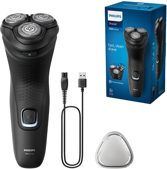 필립스 1000 시리즈 전기면도기, S1141/00, 딥블랙